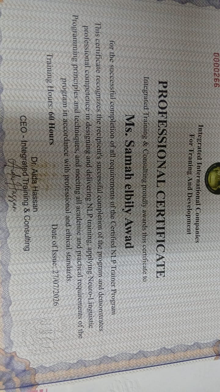 Certified Neuro-Somatic Intelligence Mentor